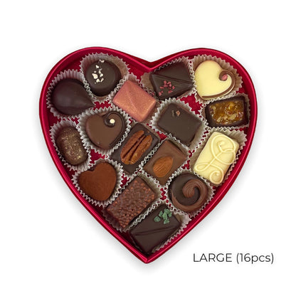 Hartendoos met bonbons